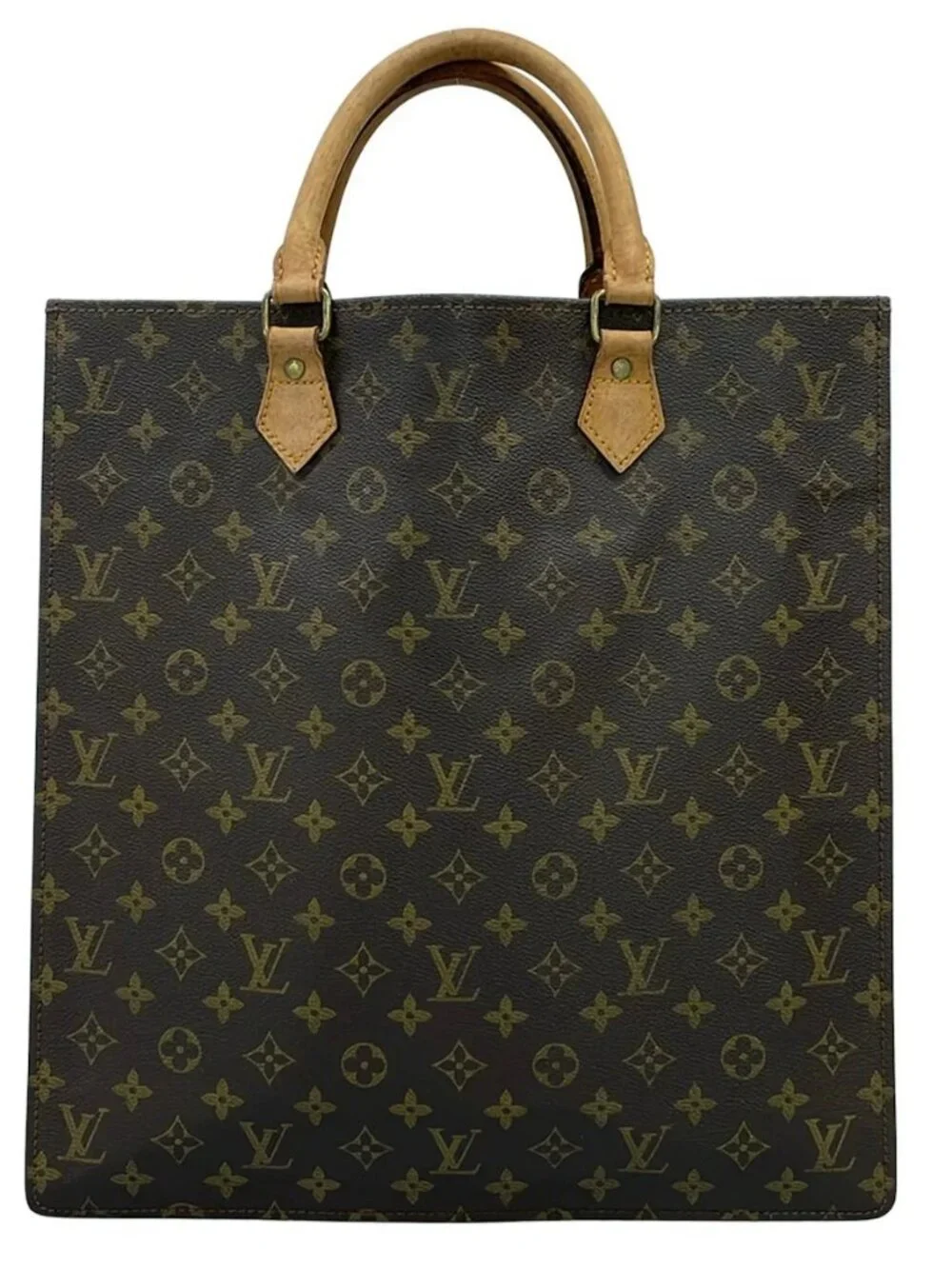 LOUIS VUITTON Sac Plat M51140 Monogram Unconfirmed Handbag Monogram Canvas